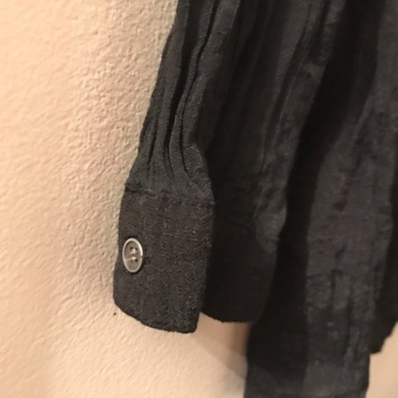 🍁5/30$!! EUC Lace FANG Button Down Black Shirt - Picture 6 of 11